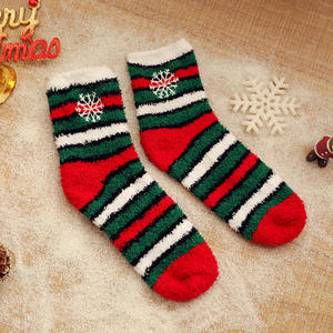 <span class=keywords><strong>2025</strong></span> थोक शीतकालीन कोरल फ्लेस क्रिसमस चप्पल महिलाओं के लिए नरम गर्म मोजे गर्म मोजे - Product Image 2