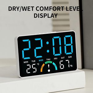 Custom Smart Digital Desk <b>Led</b> Multifunctional <b>Clock</b> with Time and Date Digital <b>Clock</b> for Bedroom - Product Image 3