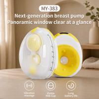 Tire-lait électrique portable mains libres, qualité hospitalière, aspiration puissante 300 mmHg, massage par vibration avec application Bluetooth