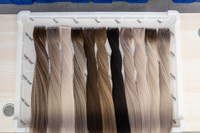 Extensions de cheveux européens de qualité salon 2026, double trame, tissage Genius, fabriquées à la machine