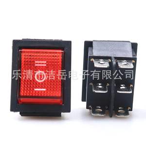 Kcd4 Rocker <b>Switch</b> 28x22mm 16a 250v Ip21 With Indicator <b>Light</b> For <b>Industrial</b> Equipment - Product Image 3