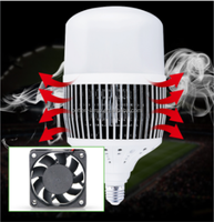 Ampoule LED industrielle haute puissance 30W 50W 100W 150W 200W E27 E40 8000K 10000K pour entrepôt et garage