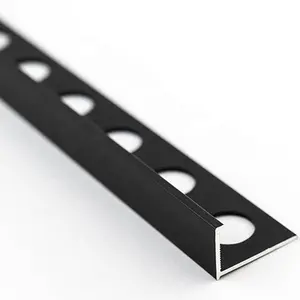 Kunden spezifisches Stanz lochform L-förmiges Aluminium profil fliesen zubehör