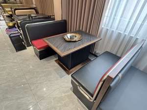 Hete Pot Tafel Koreaanse <span class=keywords><strong>Bbq</strong></span> Grill En Hot Pot Tafels Voor Restaurant Hot Pot Tafel Elektrische Rookloze Hete Pot Tafels Hot Pot Tafel - Product Image 3