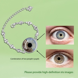 Bracciale in Lega con Certificato CE Haomi, Bracciale Personalizzato a Forma di Occhio per Coppie, <span class=keywords><strong>Gioielli</strong></span> Creativi per Coppie, Regalo Originale - Product Image 1