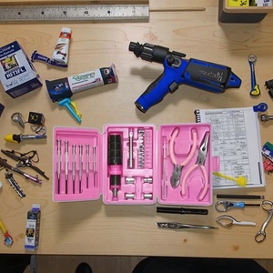 Quà Tặng Khuyến Mãi <span class=keywords><strong>25Pcs</strong></span> Màu Hồng Dụng Cụ cầm tay Set Hộ Gia Đình Công Cụ <span class=keywords><strong>Kit</strong></span> Được Thiết Kế Cho Phụ Nữ - Product Image 5