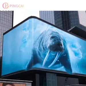 Technologie d'hologramme à l'œil nu Pingcai Publicité immersive Écran mural vidéo 3D interactif Affichage LED 3D extérieur