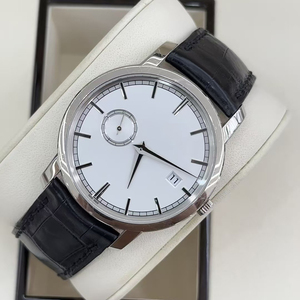 Reloj Automático Minimalista, Resistente al Agua, Nuevo Modelo 2026, Caja Plateada, Segundero Pequeño, Esfera Blanca, Fecha, Reloj Mecánico de Lujo para Hombre, Estilo Ejecutivo - Product Image 4