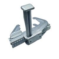 Pince Peri Doka / Pince pour panneaux BFD / Pince à cale pressée pour coffrage de poutres, pour un fixation et un positionnement sécurisés lors des travaux