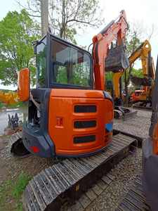 รถขุดขนาดเล็ก Hitachi Zaxis 55 มือสองจากญี่ปุ่น น้ำหนัก 5.5 ตัน รุ่น Zx55/zx55u/zx55us/zx55usr พร้อมเครื่องยนต์และมอเตอร์ สายพานยาง  ขาย - Product Image 3