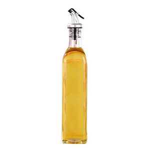 <span class=keywords><strong>Bouteille</strong></span> carrée en verre de vinaigre <span class=keywords><strong>d</strong></span>'<span class=keywords><strong>huile</strong></span> <span class=keywords><strong>d</strong></span>'<span class=keywords><strong>olive</strong></span> 150ml 250ml 500ml sans goutte <span class=keywords><strong>avec</strong></span> <span class=keywords><strong>bec</strong></span> en acier inoxydable et support de poignée en métal <span class=keywords><strong>pour</strong></span> la cuisine - Product Image 6