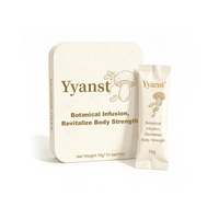 Café instantané mélangé Maca 18g*18 sachets, boîte métallique beige, impression artistique personnalisée OEM, approvisionnement en gros, adapté aux enfants