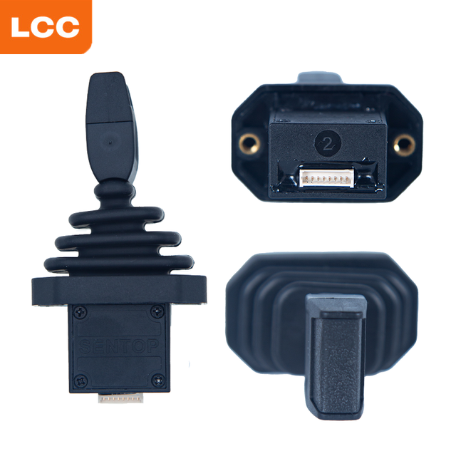 TS17 Hall Rocker Hydraulic Valve Hall Effect 3.5V  5V Joystick for Industrial Remote Control F21-E1B