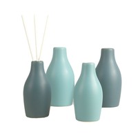 Diffuseur d'arômes en céramique écologique sans fumée de haute qualité, style européen simple, design de petit vase à fleurs pour la décoration de la maison