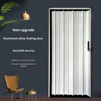 Porte de protection rétractable en alliage d'aluminium blanc, design gain de place