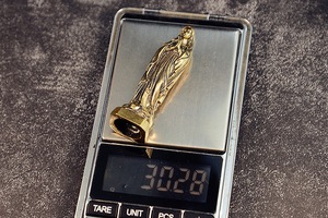 Figura de María Magdalena en Latón, Escultura de Bronce, Estatua de Divinidad, Artesanía, Figurita de Cobre, Venta al Por Mayor - Product Image 6