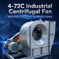 Ventilateur centrifuge à double entrée Sirocco à pales courbées vers l'avant pour système de climatisation commercial HVAC
