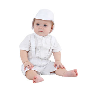 Nimble BOYS Baptême Bébé Garçon Robe De Baptême Ivoire Satin Occasion Spéciale En Gros Bébé Vêtements - Product Image 2
