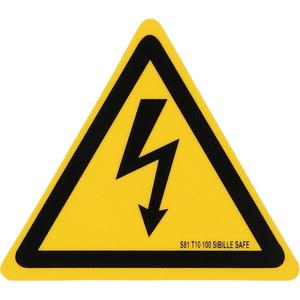 KS TOOLS Panneau de signalisation hybride arc flash, plastique, 100 mm - Product Image 1