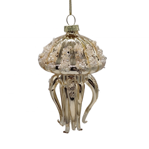 <span class=keywords><strong>Handmade</strong></span> 4-Inch Sang Trọng Giáng Sinh Đầy Màu Sắc Sứa Đồ Trang Trí Thủy Tinh Kích Thước Tùy Chỉnh Kỳ Nghỉ Đại Dương Đảng Trang Trí Cho Cây - Product Image 2