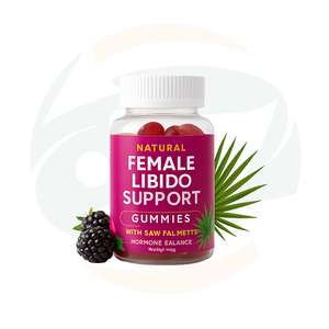 Private Label Libido Booster Gummies voor vrouwen met Saw Palmetto-extract, ondersteuning voor hormonale balans, voor volwassenen. - Product Image 1