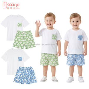 Easter Design Little <strong>Boys</strong> <strong>Clothing</strong> Round-neck T-shirt Shorts <strong>Boys</strong> Summer <strong>Clothing</strong> Sets 2pcs - Product Image 1