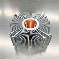 Radiateur de radiateur d'extrusion d'aluminium personnalisé OEM pour serveur de pc intel lga 1156 1366 1700, refroidisseur de refroidissement de processeur cpu, stock