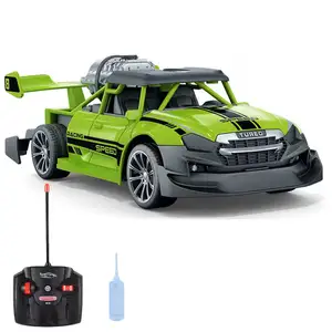 DWI Dowellin巡逻遥控车轮汽车玩具漂移带儿童遥控自卸车喷雾遥控车