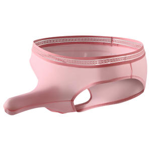 Boxer Trasparenti Sexy da <span class=keywords><strong>Uomo</strong></span> con Tasca Traspirante per il Pene, Slip Gay a Naso d'<span class=keywords><strong>Elefante</strong></span> - Product Image 3