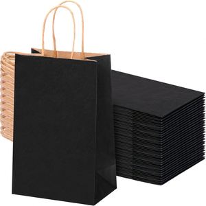 Sacs en papier kraft personnalisés pour la vente en gros, emballage alimentaire pour restaurants, sacs de courses et de rangement avec logo - Product Image 1