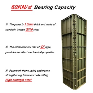 Khuôn Thép thay thế ván khuôn nhôm và nhựa xây dựng ván khuôn bê tông kim loại cho các tòa nhà mẫu - Product Image 3