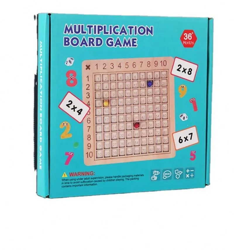 Nouveau produit Multiplication et Division plateau de jeu jouet mathématique développement Intelligence jouets éducatifs pour les enfants