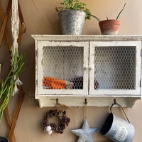 Étagère murale en bois avec crochet en métal élégant de haute qualité pour la décoration de la maison, de l'hôtel, de la ferme, vente en gros d'étagères en bois de Noël