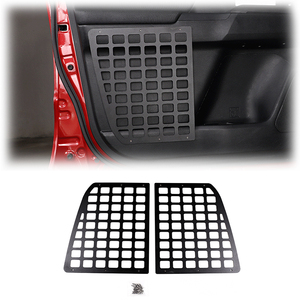 LUMA 2PCS Étagère de rangement en aluminium pour porte arrière, organiseur de grille pour porte intérieure de pick-up 4x4 2016-2023 - Product Image 5