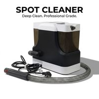 Nettoyeur Vapeur Puissant Sans Produits Chimiques Portable Léger Nettoyage en Profondeur Taches d'Animaux Tapis Canapé Eau Chaude Réglable