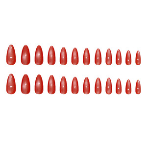 <span class=keywords><strong>Faux</strong></span> Ongles à Presser Effet Œil de Chat <span class=keywords><strong>Bordeaux</strong></span> 30 Pièces Marque Privée, Ongles Scintillants <span class=keywords><strong>Rouge</strong></span> Cerise, Fourniture d'Usine - Product Image 3