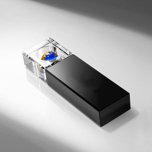 Trophée en cristal de terre gravé au laser, directement de l'usine, écologique, récompenses du sommet environnemental international, bien-être public mondial - Product Image 2
