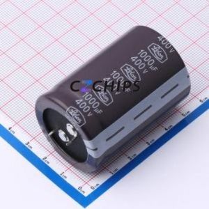 Condensateur électrolytique en aluminium à encliquetage LSG102M2G--A3550N, traversant, D35xL50mm, 1000uF, 20%, 400V, 2.59A120Hz - Product Image 1