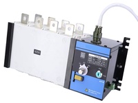 Commutateur de transfert automatique à double alimentation, type isolé, 4P 400A/250A, triphasé quatre fils, qualité PC avec contrôleur