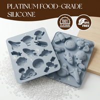 Moule à gâteau multi-formes en silicone SILIKOLOVE personnalisable en usine, qualité alimentaire LFGB, antiadhésif platine, pour mousse et gâteaux
