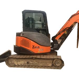 รถขุดมือสอง Hitachi ZX55U ขนาดเล็ก 5.5 ตัน สภาพดี พร้อมใช้งาน รถขุดไฮดรอลิกแบบตีนตะขาบ ZX60 ZX70 ZX120 มีจำหน่าย - Product Image 1