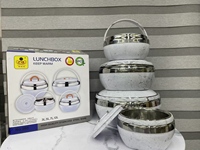 Elegante Olla Térmica Aislada con Diseño de Calabaza Gigante, Juego de 4 Piezas (3L, 5L, 7L, 12L), Cazuela Térmica para Mantener Alimentos Calientes, Interior de Acero Inoxidable, Fabricada en EE. UU.