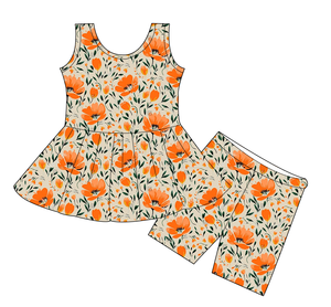 Zomer top zonder mouwen en elastische shorts voor babymeisjes, 2-delige casual set, ademende speelkleding voor dagelijkse uitjes en ontspannen tijd voor kinderen - Product Image 2