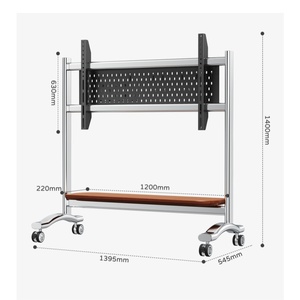 In acciaio inox <span class=keywords><strong>TV</strong></span> carrello Mobile casa espositivo Art piano in piedi <span class=keywords><strong>carrelli</strong></span> <span class=keywords><strong>TV</strong></span> Trolley per 50/55/65/75/85/100/110 pollici - Product Image 4