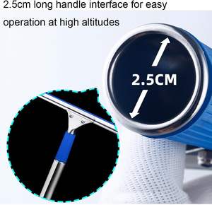 Raclette à lame en caoutchouc pour le nettoyage des vitres, résultats sans traces, pour voiture, maison, cuisine, <span class=keywords><strong>salle</strong></span> <span class=keywords><strong>de</strong></span> <span class=keywords><strong>bain</strong></span>, douche, miroir - Product Image 4