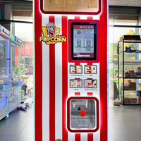 Machine à Popcorn Électrique Automatique Style Rétro 220V Classique pour Home Cinéma et Fêtes