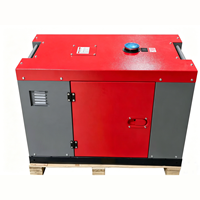 Generadores Diésel Súper Silenciosos de 5KVA, 7.5KVA, 8KVA, 10KVA con ATS, Motor Diésel Refrigerado por Aire de 12KVA, Grupo Electrógeno Insonorizado a Bajo Precio