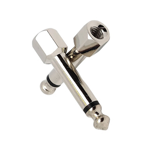 Adaptador de Audio Mini USB a <span class=keywords><strong>Jack</strong></span> de 3.5mm con Cabeza Ovalada Métrica Personalizada, Recubrimiento de Níquel y Tornillos de Acero Inoxidable, Tolerancia de Alta Precisión - Product Image 4