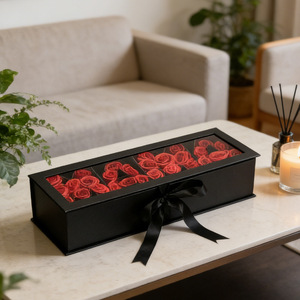 Boîtes en carton recyclé découpées à l'emporte-pièce avec fenêtre, gaufrage et revêtement UV – Boîte cadeau haut de gamme personnalisable pour les fêtes - Product Image 4