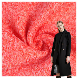 Vải Dệt Nguyên Liệu 100% Polyester Màu Rắn Thân Thiện Với Môi Đồng Bằng Dệt Kim Terry Cực Fleece Mù<span class=keywords><strong>a</strong></span> Đông Vải Cho Hàng May Mặc - Product Image 2